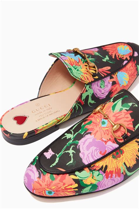 gucci ken scott princetown|Gucci princetown leather slipper women.